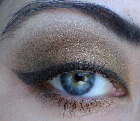 Make Up #75 : Camaïeu de brun doré