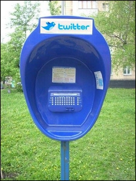 Tweetez via une cabine publique !