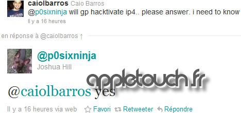 Jailbreak iOS 4.1 : greenpois0n pourra hacktiver l’iPhone !