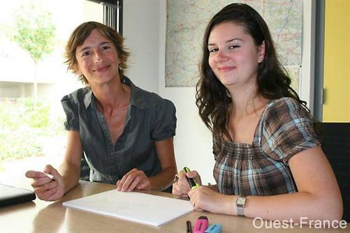 Grâce à ses séances avec Christelle Bourasseau, Anaïs, élève de terminale au lycée Du-Bellay, à Angers, a repris confiance en elle.  