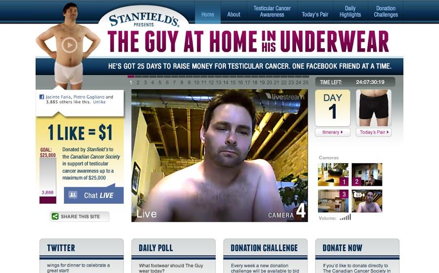 Stanfield's - the Guy at home in underwear