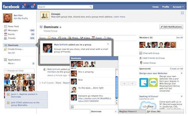 Facebook Groupe se présente d’une autre manière