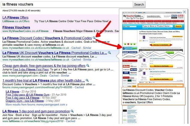 Google proposera bientôt la prévisualisation de sites