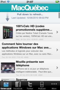 Naissance de l’application MacQuébec