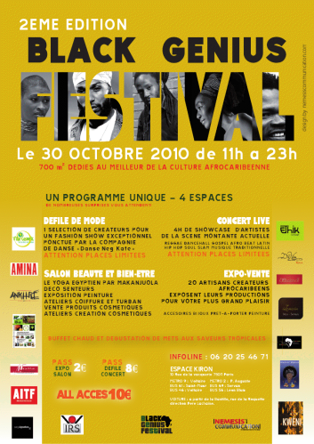 Le Black Genius Festival ce 30 octobre.