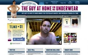 underwear 0 300x186 Un Secret Story caritatif et en slip pour Stanfields   The Guy At Home In His Underwear