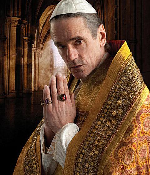 The Borgias ... la première affiche promo avec Jeremy Irons