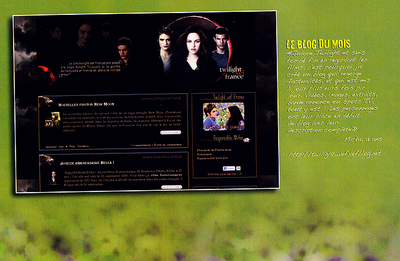 Twilight vef france dans le magazine..