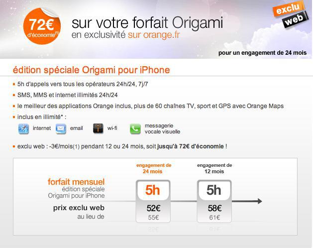 Derniers jours pour le forfait Edition Spéciale Origami pour iPhone...