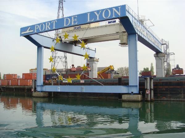 Le port Edouard Herriot - Lyon