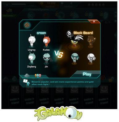Galamon : combat statégique sur Facebook