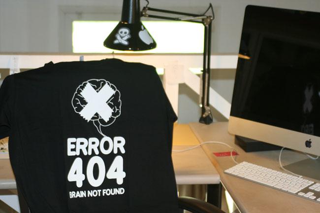 Error 404, je not found mon brain !