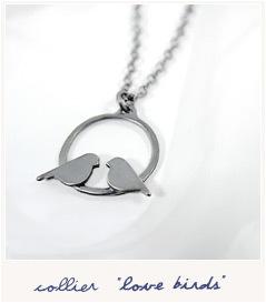 po collier lovebirds