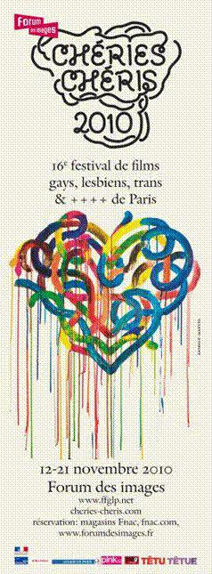 Pour la 16e édition, Chéries-Chéris, le festival de films LBGT+++  créé un prix international (programme)