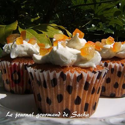 Cupcakes à l'orange /Village de Lacoste ,  château du marquis de Sade