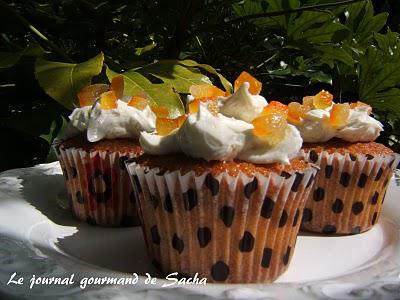 Cupcakes à l'orange /Village de Lacoste ,  château du marquis de Sade