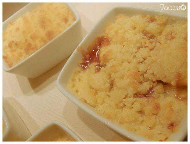 Crumble pommes caramélisées au sirop d'érable
