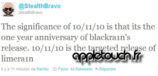 Limera1n : Geohot de retour pour le jailbreak iOS 4.1 / 3.2.2 !