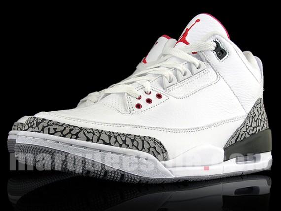 Air Jordan III (3) Retro White Cement disponibles!