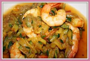Courgettes aux crevettes – de Gabie