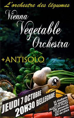 Vienna Vegetable Orchestra - 07/10 : une soupe relevée, au goût surprenant