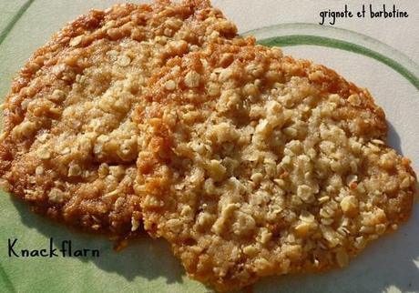 Knackflarn… ou petits biscuits à l’avoine comme chez Ikéa