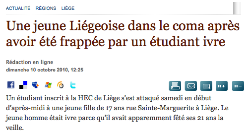 Pourquoi on précise qu’il est étudiant? On ne dirait...