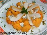 Chou-fleur à la poire et au roquefort