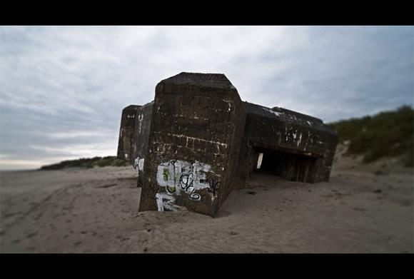Bunker - épave de béton #1 - photographie architecture