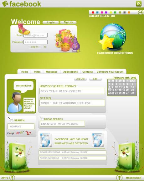 facebook design (4) Facebook change de design… 15 interfaces