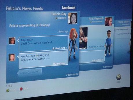 Facebook change de design… 15 interfaces Facebook Interface on XBL