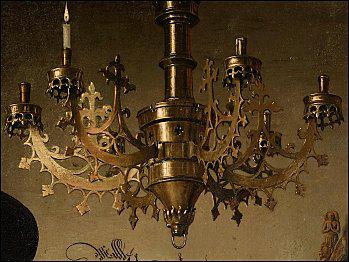 jan van eyck arnolfini chandelier