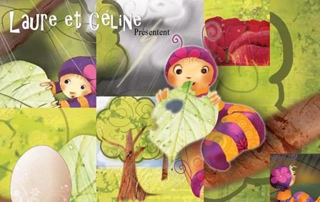 Extraits de mes illustrations pour Céline