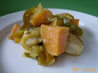 Couscous de poulet à la patate douce