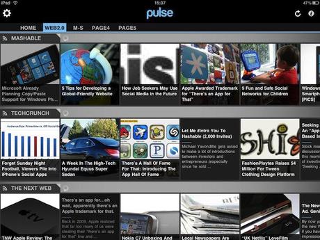 pulse 21 Pulse 2.0 un lecteur RSS visuel pour votre iPad