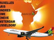 Congo: affiches publicitaire selon compagnies arienne