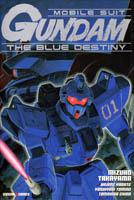 Couverture de l'édition française du manga Mobile Suit Gundam: The Blue Destiny