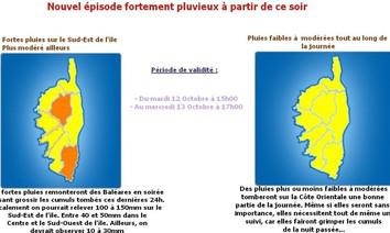 Alerte Météo Locale de niveau orange  : Dégradation pluvio-orageuse de ce soir à demain matin.