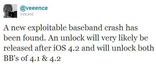 Désimlock iOS 4.1, iOS 4.2 à venir en novembre