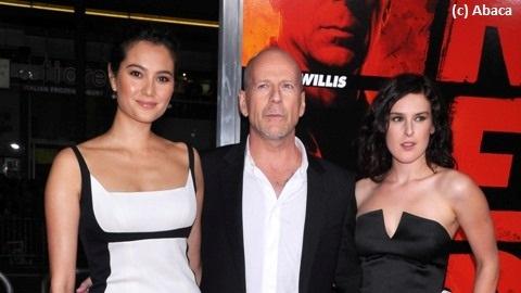 Photos ... Bruce Willis et ses potes dHollywood défilent pour son nouveau film