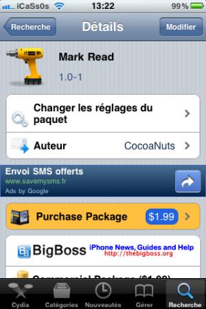 MarkRead 1.01 marquez vos email rapidement