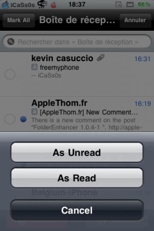 MarkRead 1.01 marquez vos email rapidement