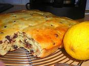 Cake détourné citron, ricotta pépites chocolat