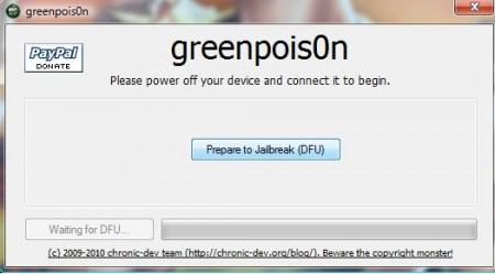 Tutoriel : Jailbreak avec Greenpois0n ( Windows / Linux )