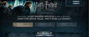 Faites gagner l’avant-première d’Harry Potter à votre ville