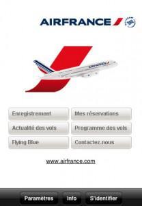 Air France Mobile sur iTunes : Des informations en temps réel
