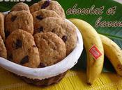 Cookies moelleux banane chocolat