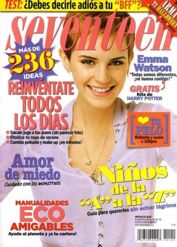 Emma Watson fait la couverture de SEVENTEEN Emma Watson fait la couverture de SEVENTEEN