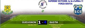 Foot / National : Le SC Bastia impose sa loi à Gueugnon !