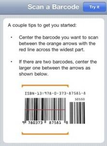 L’App Amazon US sait scanner un code barre